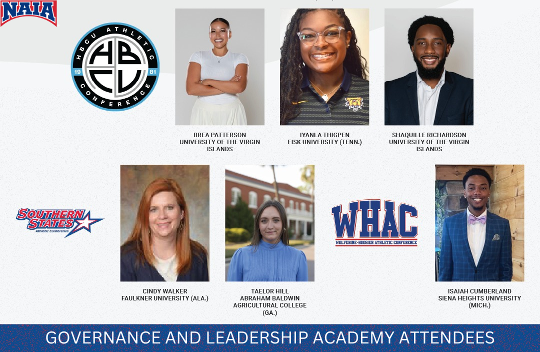 UVI&rsquo;s Richardson and Patterson Selected to Attend NAIA Governance and Leadership Academy