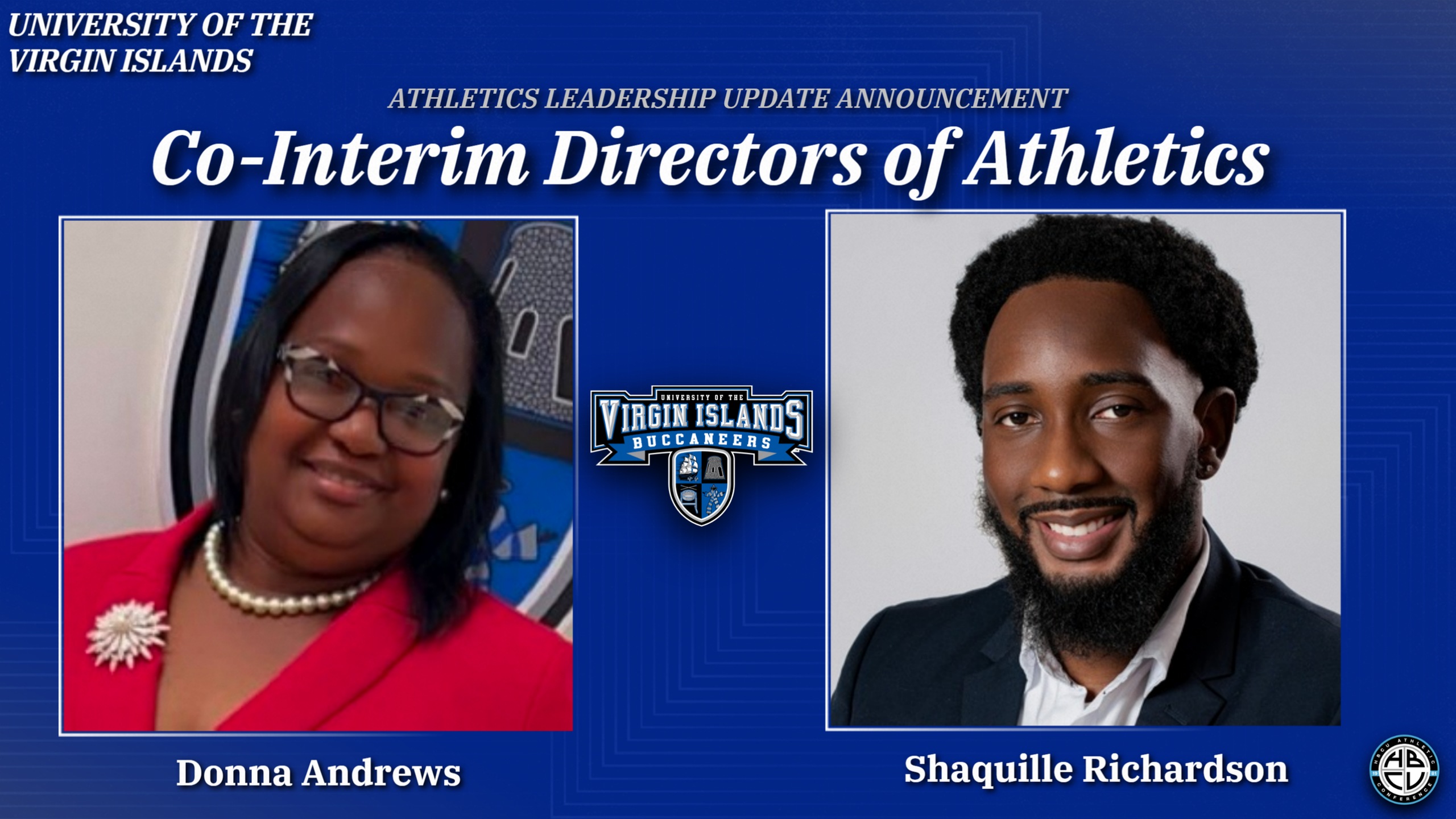 Donna Andrews and Shaquille Richardson Named Co-Interim Directors of Athletics