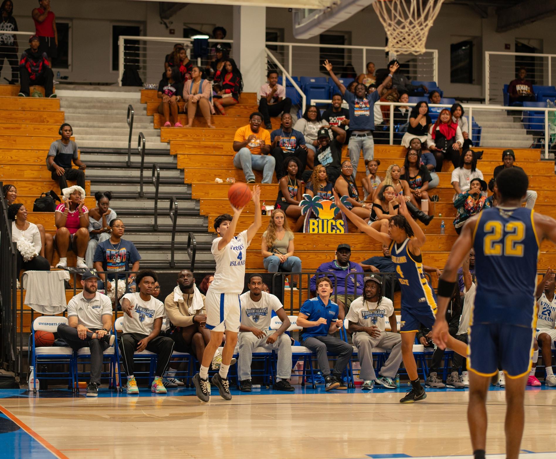 UVI Buccaneers Dominant in 93-73 win over VI Elite in Homecoming Game